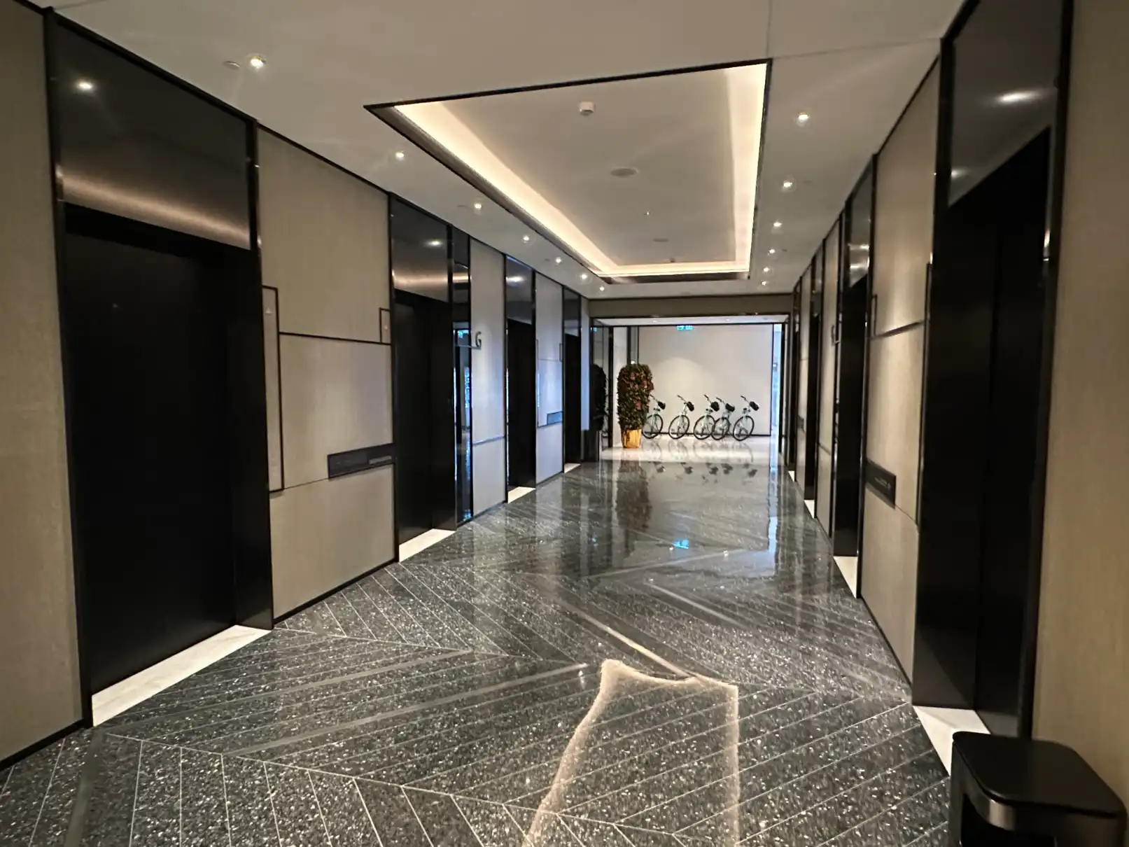 Lobby elevators - Four Points Sheraton Hong Kong Tung Chung Hotel - Kenneth Holland