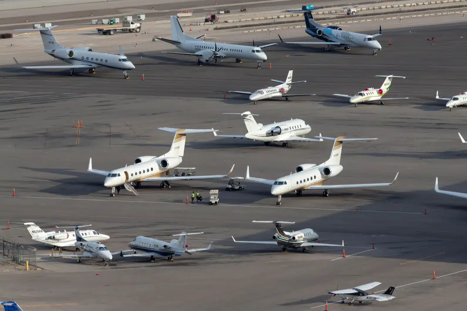 Brokers handle a variety of jets and special requests by their clients