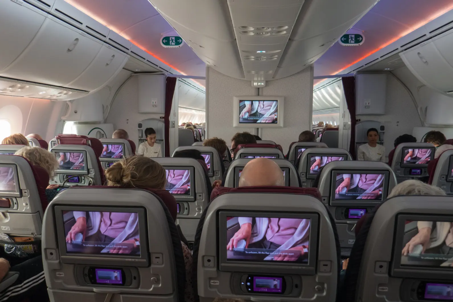 Qatar Airways Seat Selection - Economy 787 Dreamliner