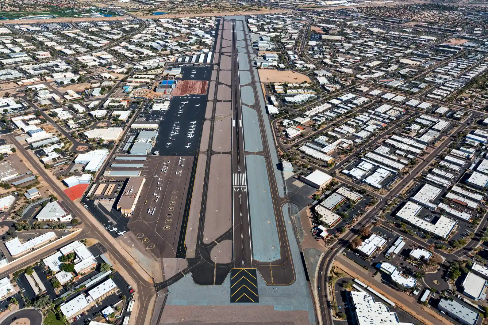 Scottsdale Airport from Overhead